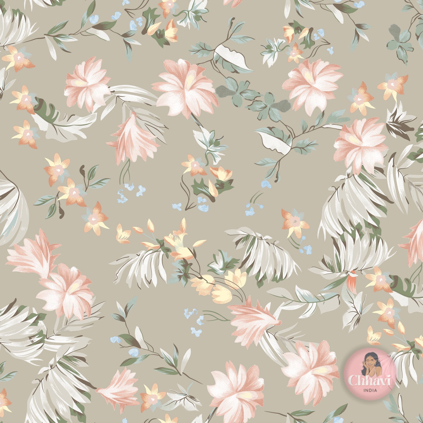 CHHAVI INDIA 210 TC Microfiber Waterproof Printed Fitted (Elastic) Bedsheet