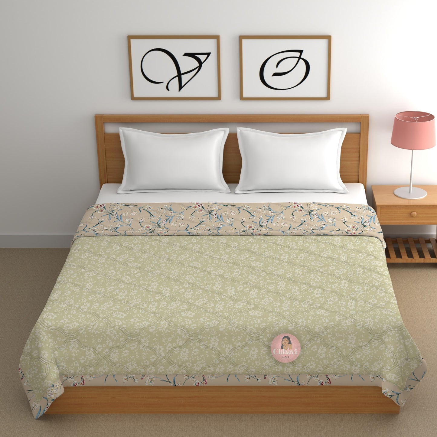 CHHAVI INDIA Printed Double Comforter for AC Room