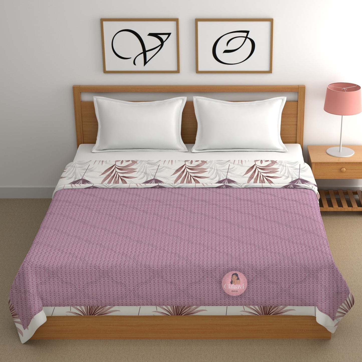 CHHAVI INDIA Printed Double Comforter for AC Room
