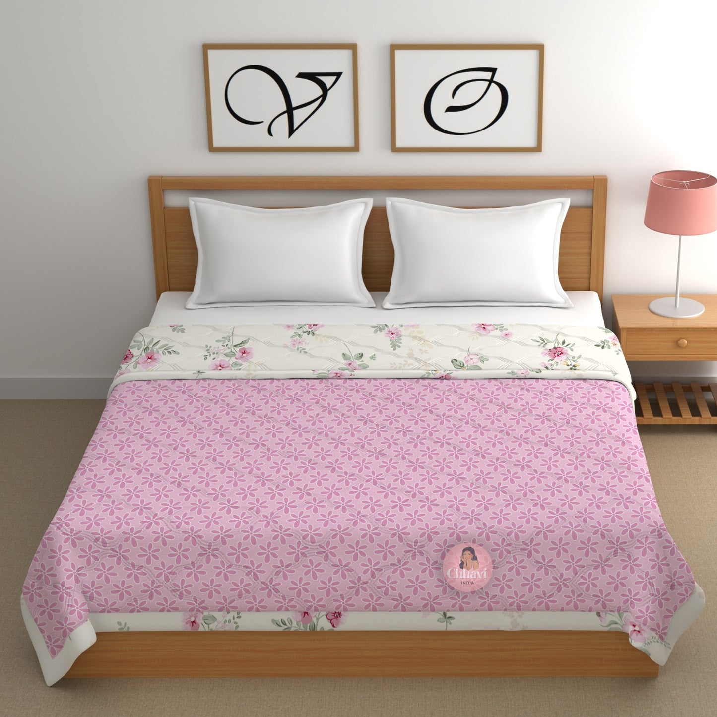 CHHAVI INDIA Printed Double Comforter for AC Room