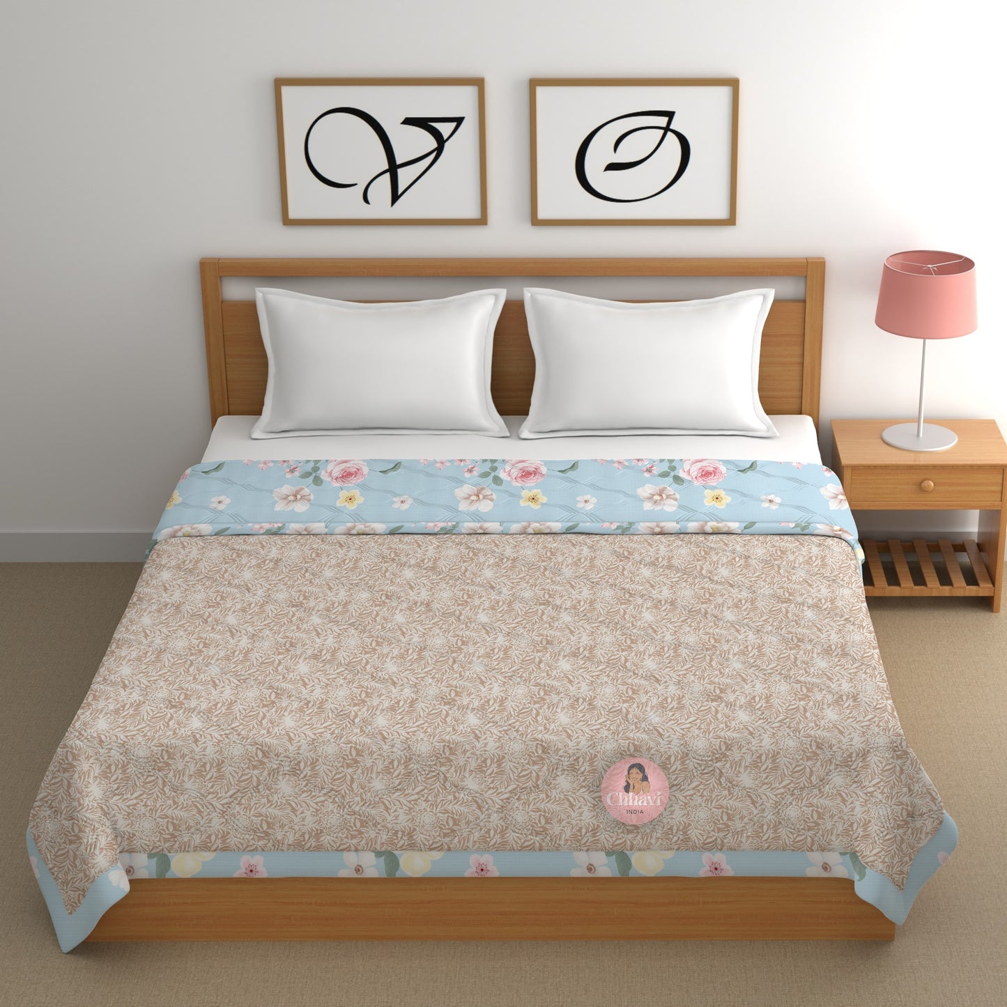 CHHAVI INDIA Printed Double Comforter for AC Room