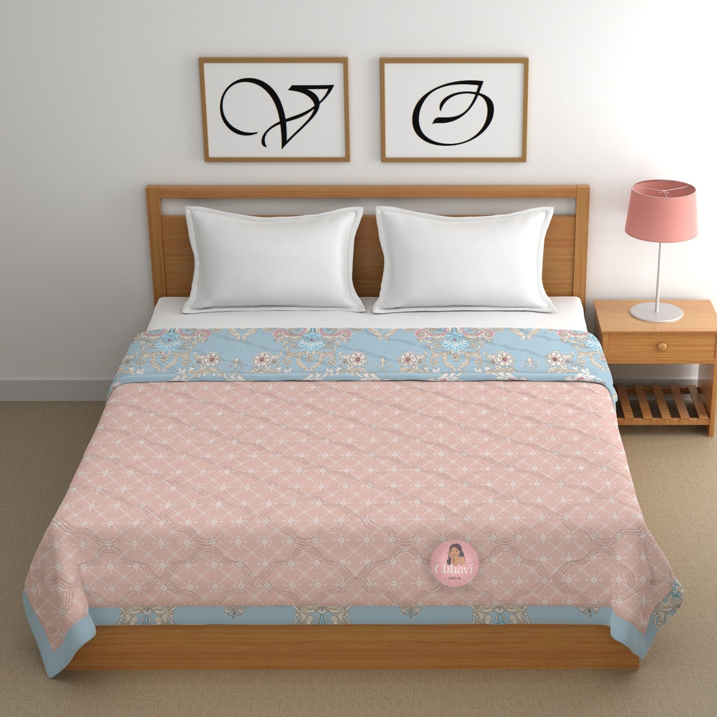 CHHAVI INDIA Printed Double Comforter for AC Room