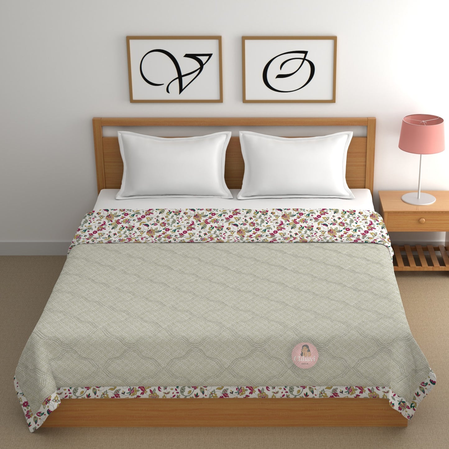 CHHAVI INDIA Printed Double Comforter for AC Room