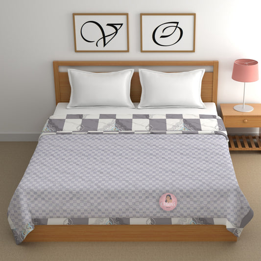 CHHAVI INDIA Printed Double Comforter for AC Room