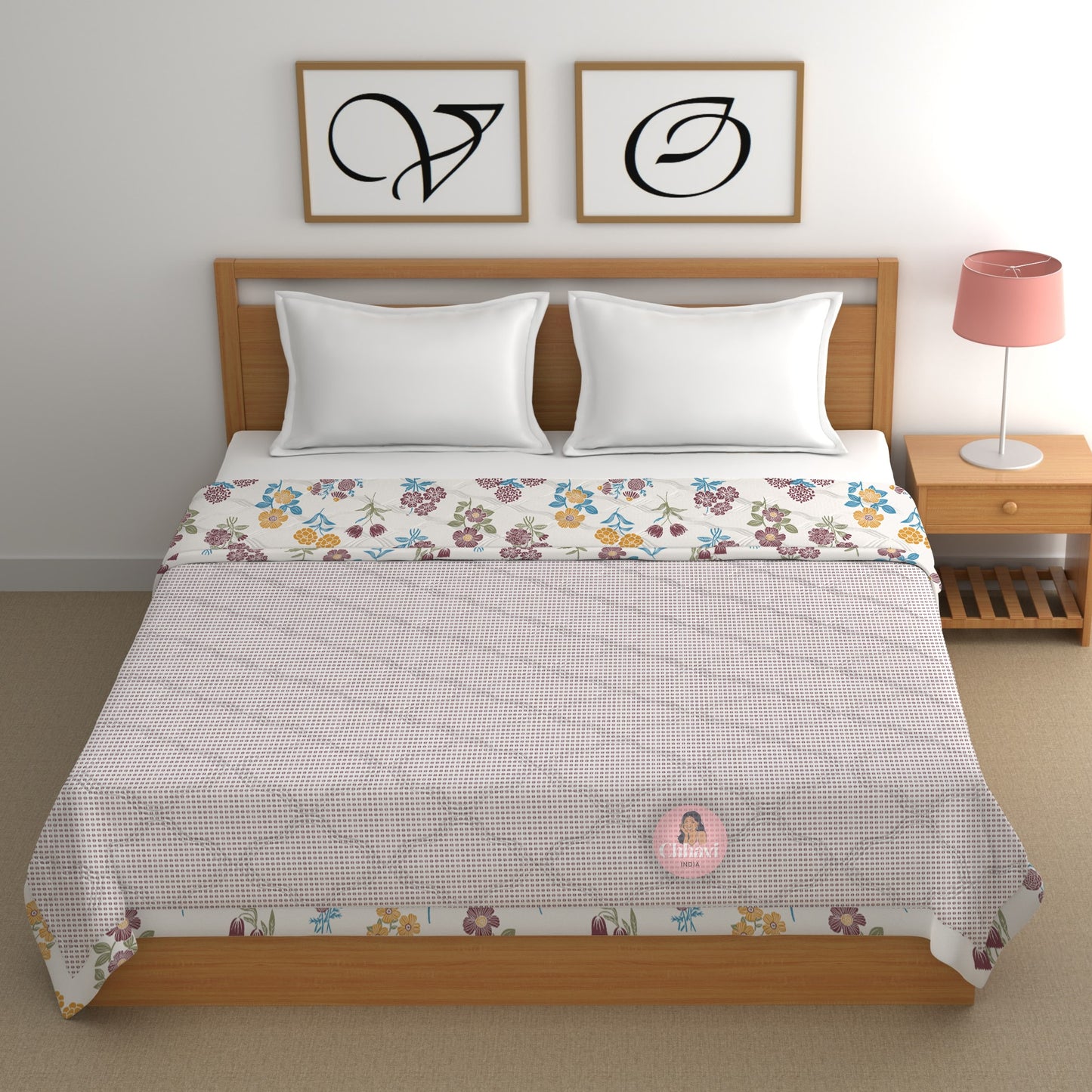 CHHAVI INDIA Printed Double Comforter for AC Room