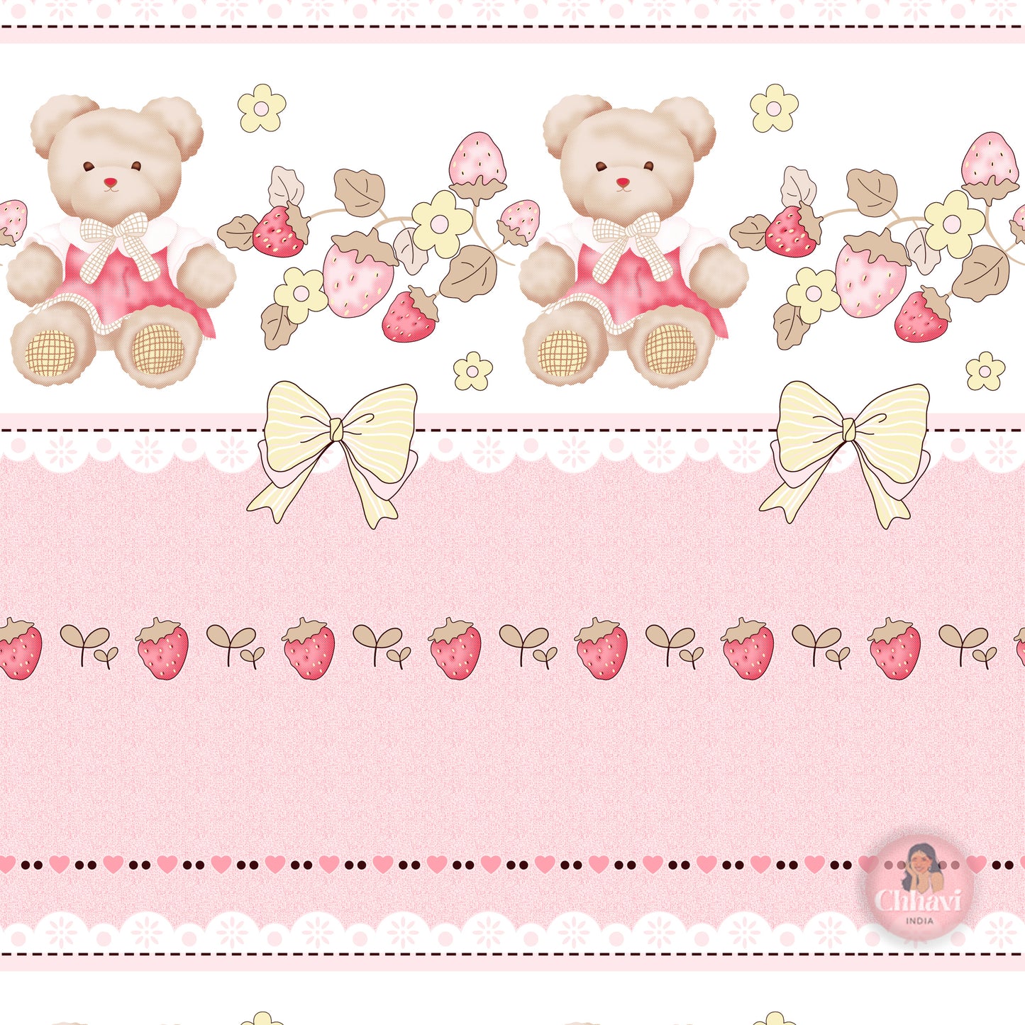 CHHAVI INDIA 210 TC Microfiber Waterproof Printed Fitted (Elastic) Bedsheet