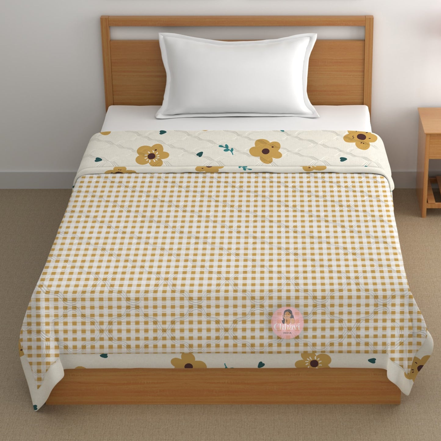 Chhavi india 210 TC single Bed Comforter