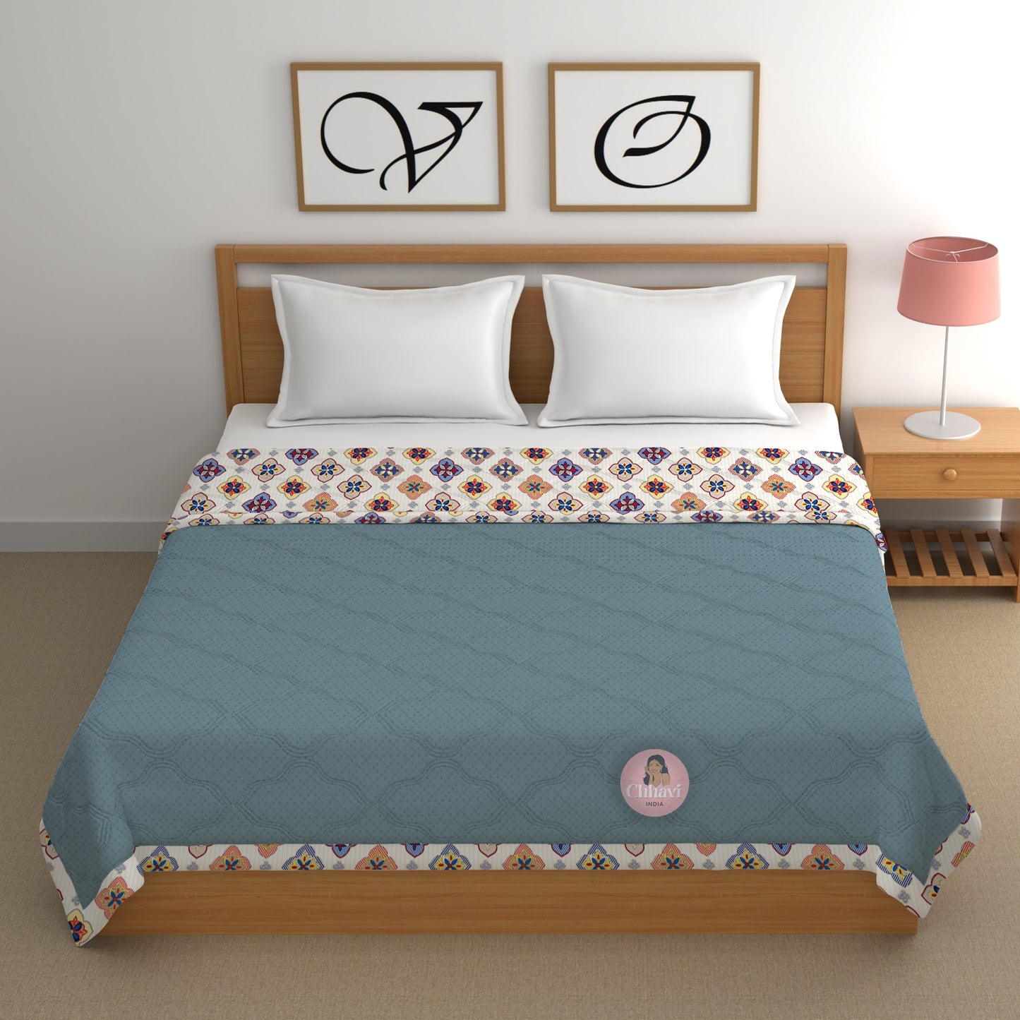 CHHAVI INDIA Printed Double Comforter for AC Room