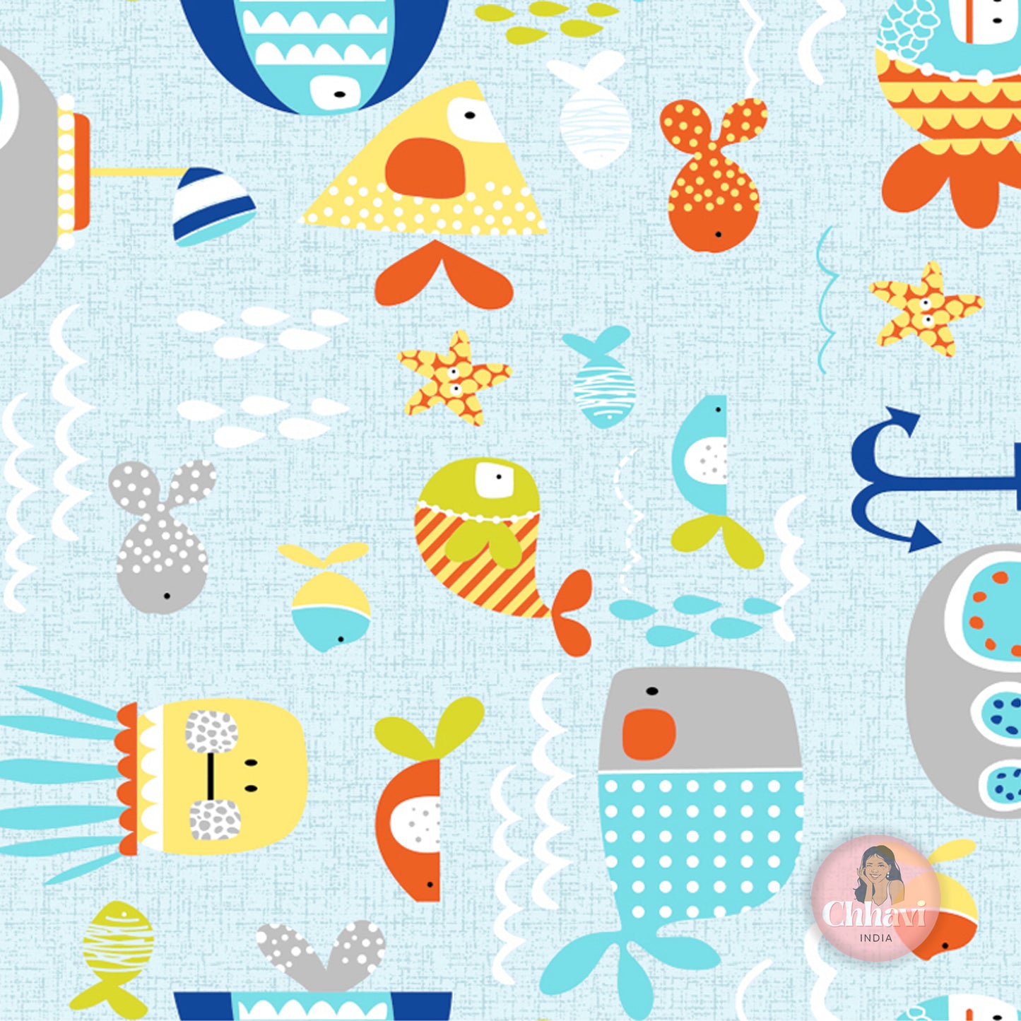 CHHAVI INDIA 210 TC Microfiber Waterproof Printed Fitted (Elastic) Bedsheet