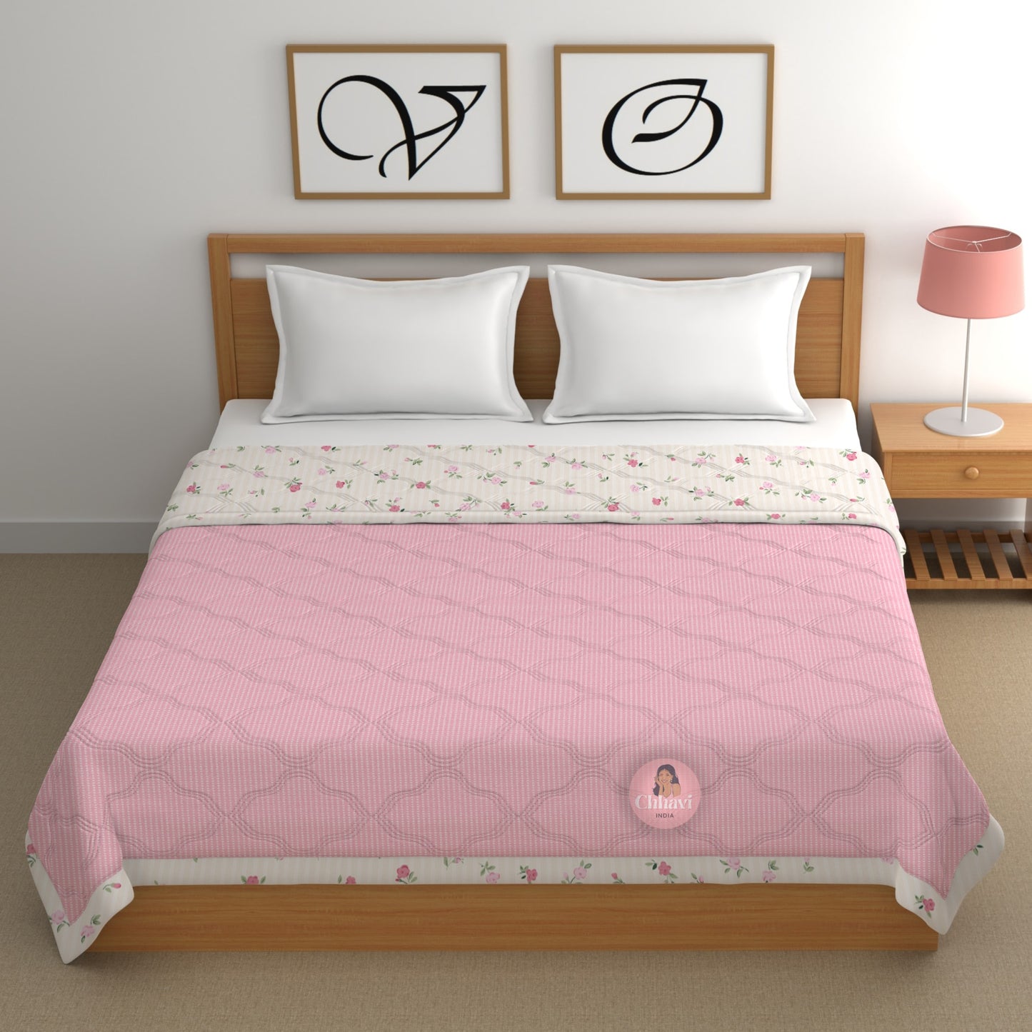 CHHAVI INDIA Printed Double Comforter for AC Room