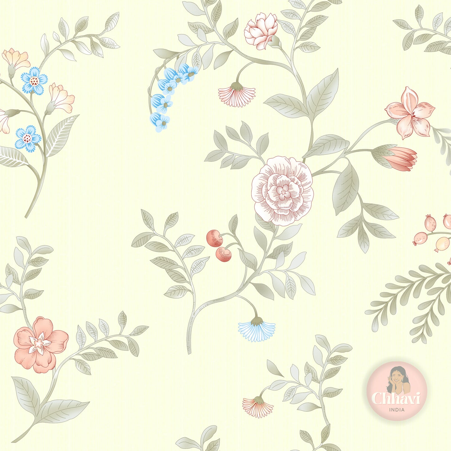 CHHAVI INDIA 210 TC Microfiber Printed Double Bedsheet With Pillow Covers