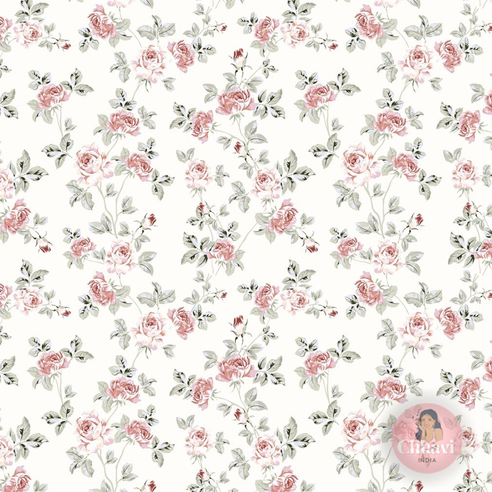 CHHAVI INDIA 210 TC Microfiber Waterproof Printed Fitted (Elastic) Bedsheet