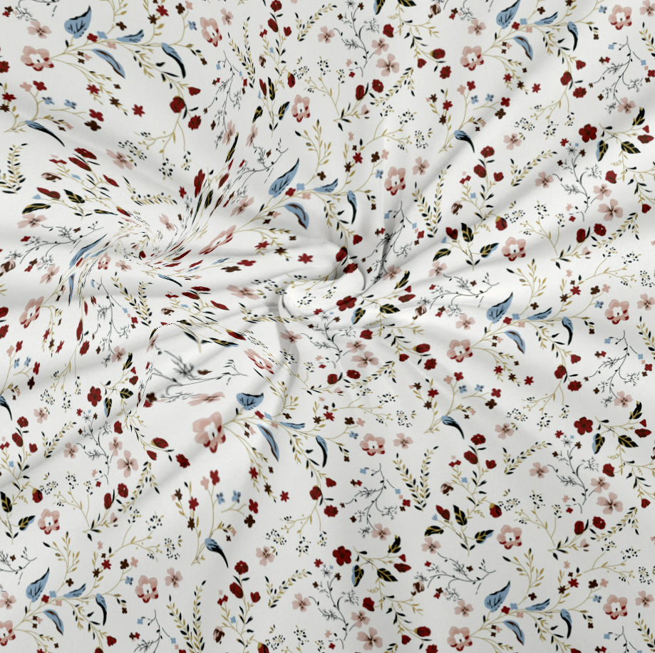 CHHAVI INDIA 210 TC Microfiber Printed King Size Bedsheet With Pillow Covers