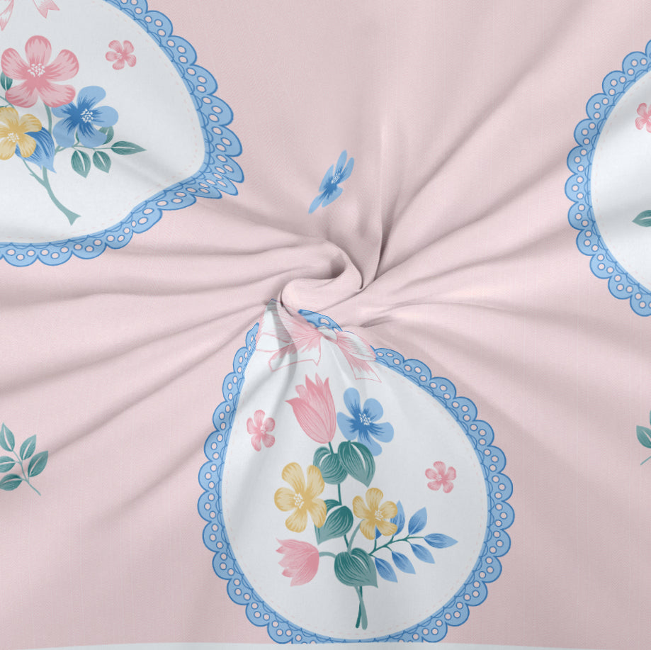 CHHAVI INDIA 210 TC Microfiber Printed King Size Bedsheet With Pillow Covers