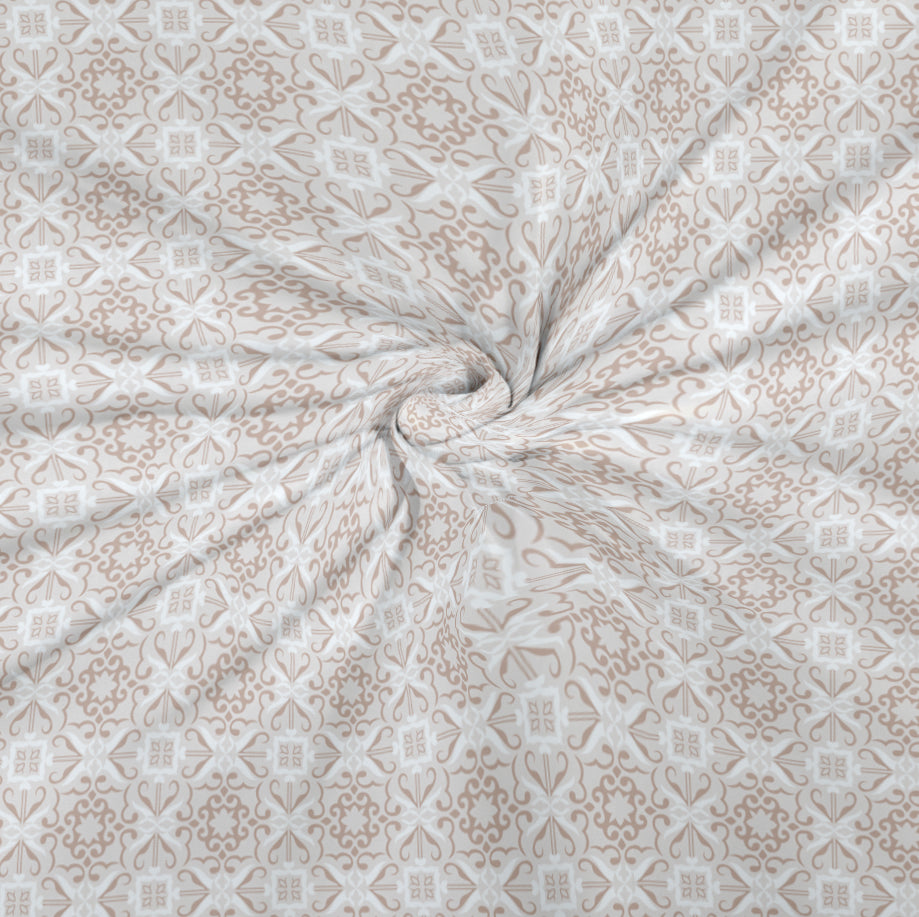 CHHAVI INDIA 210 TC Microfiber Printed Double Bedsheet With Pillow Covers