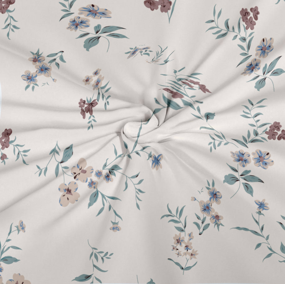 CHHAVI INDIA 210 TC Microfiber Printed King Size Bedsheet With Pillow Covers