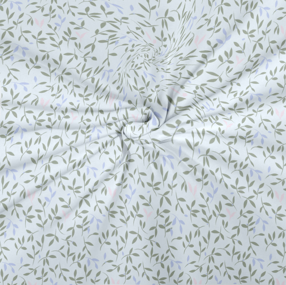 CHHAVI INDIA 210 TC Microfiber Printed Double Bedsheet With Pillow Covers