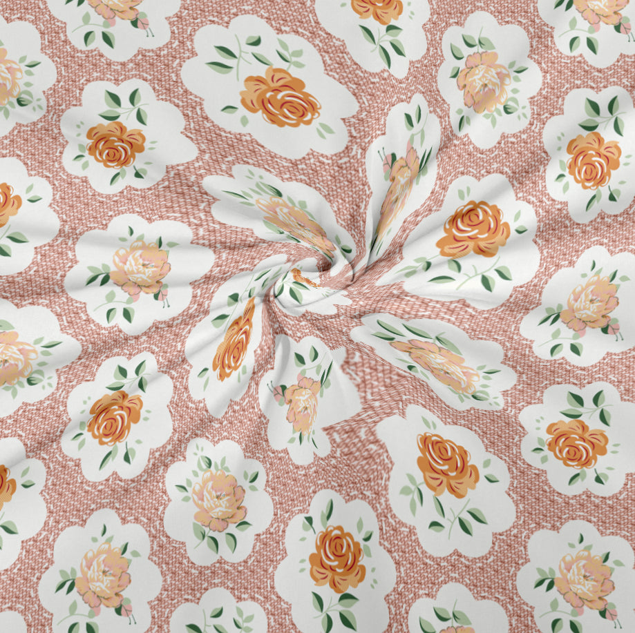 CHHAVI INDIA 210 TC Microfiber Printed King Size Bedsheet With Pillow Covers