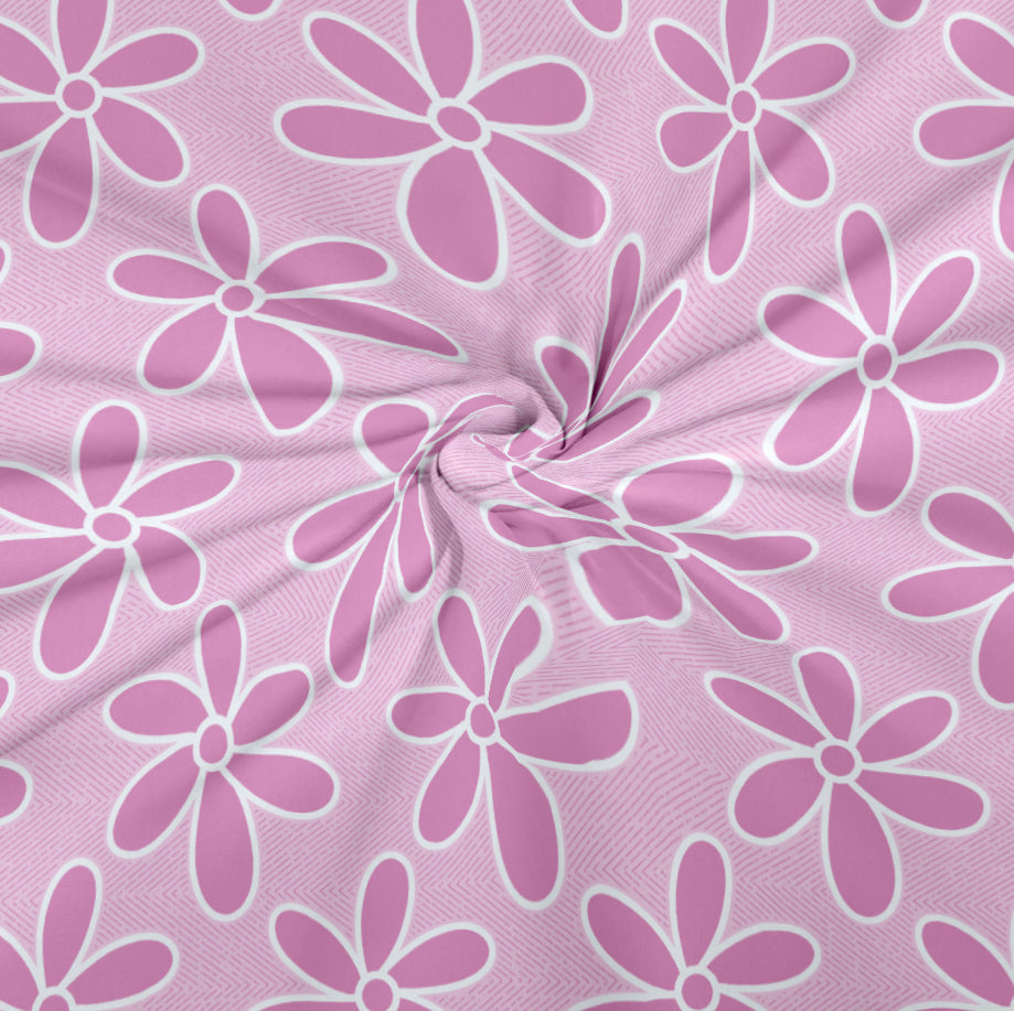 CHHAVI INDIA 210 TC Microfiber Printed King Size Bedsheet With Pillow Covers