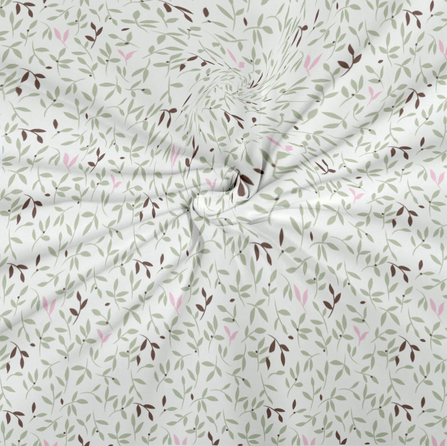 CHHAVI INDIA 210 TC Microfiber Printed Double Bedsheet With Pillow Covers