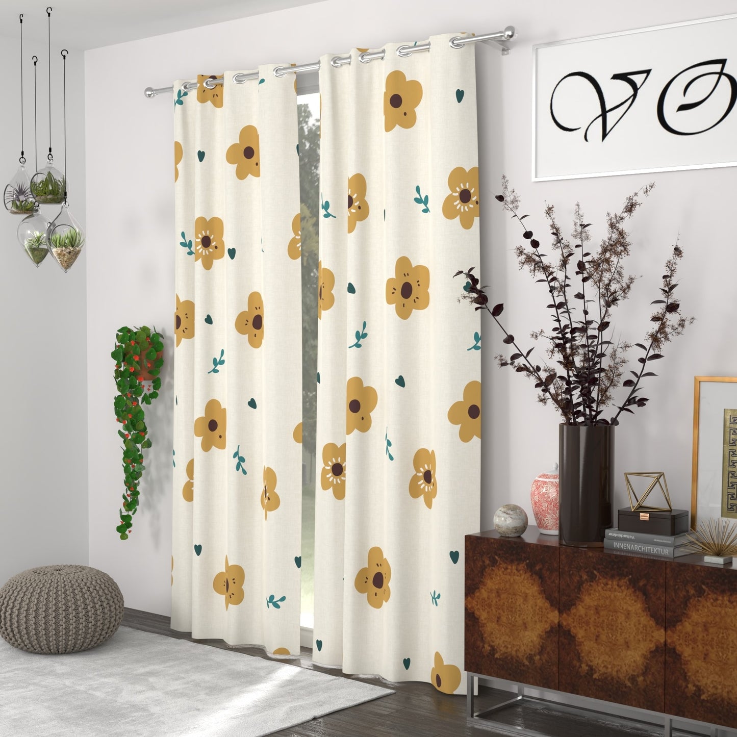 CHHAVI INDIA DESIGNER PRINTED DOOR CURTAIN PACK OF 2