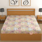 CHHAVI INDIA 210 TC Microfiber Waterproof Printed Fitted (Elastic) Bedsheet