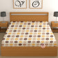 CHHAVI INDIA 210 TC Microfiber Waterproof Printed Fitted (Elastic) Bedsheet