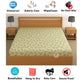 CHHAVI INDIA 210 TC Microfiber Waterproof Printed Fitted (Elastic) Bedsheet