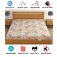 CHHAVI INDIA 210 TC Microfiber Waterproof Printed Fitted (Elastic) Bedsheet