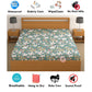 CHHAVI INDIA 210 TC Microfiber Waterproof Printed Fitted (Elastic) Bedsheet