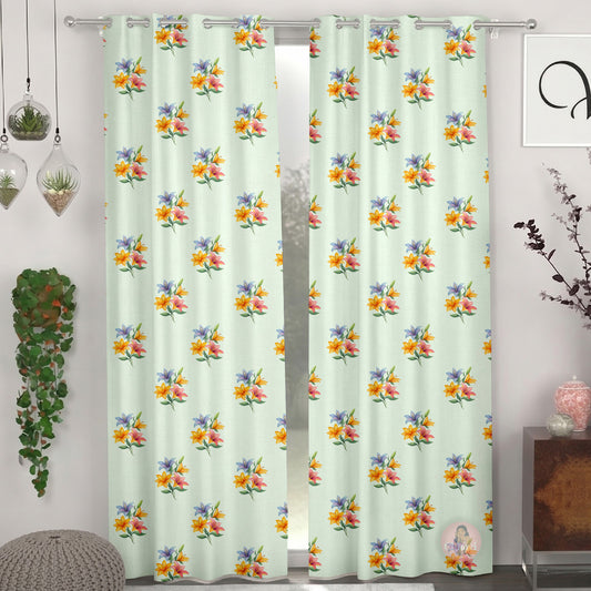 CHHAVI INDIA DESIGNER PRINTED DOOR CURTAIN PACK OF 2