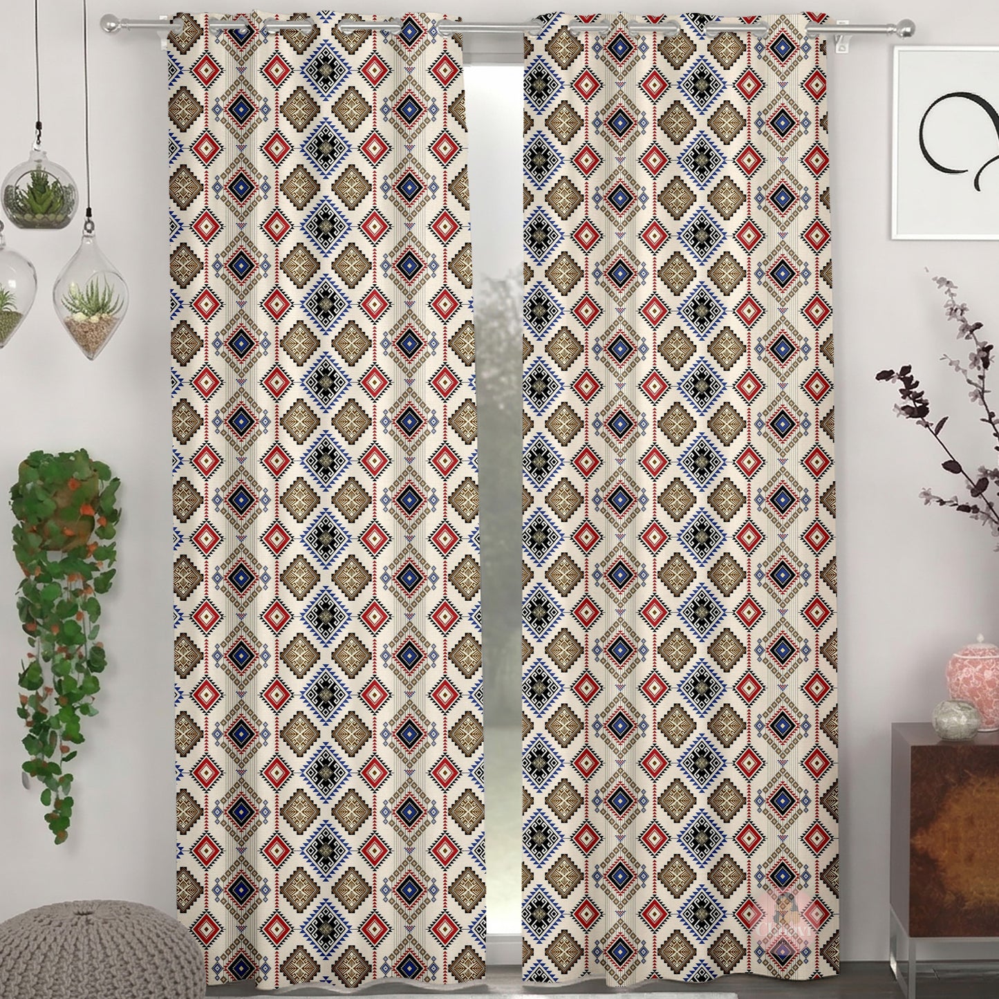 CHHAVI INDIA DESIGNER PRINTED DOOR CURTAIN PACK OF 2