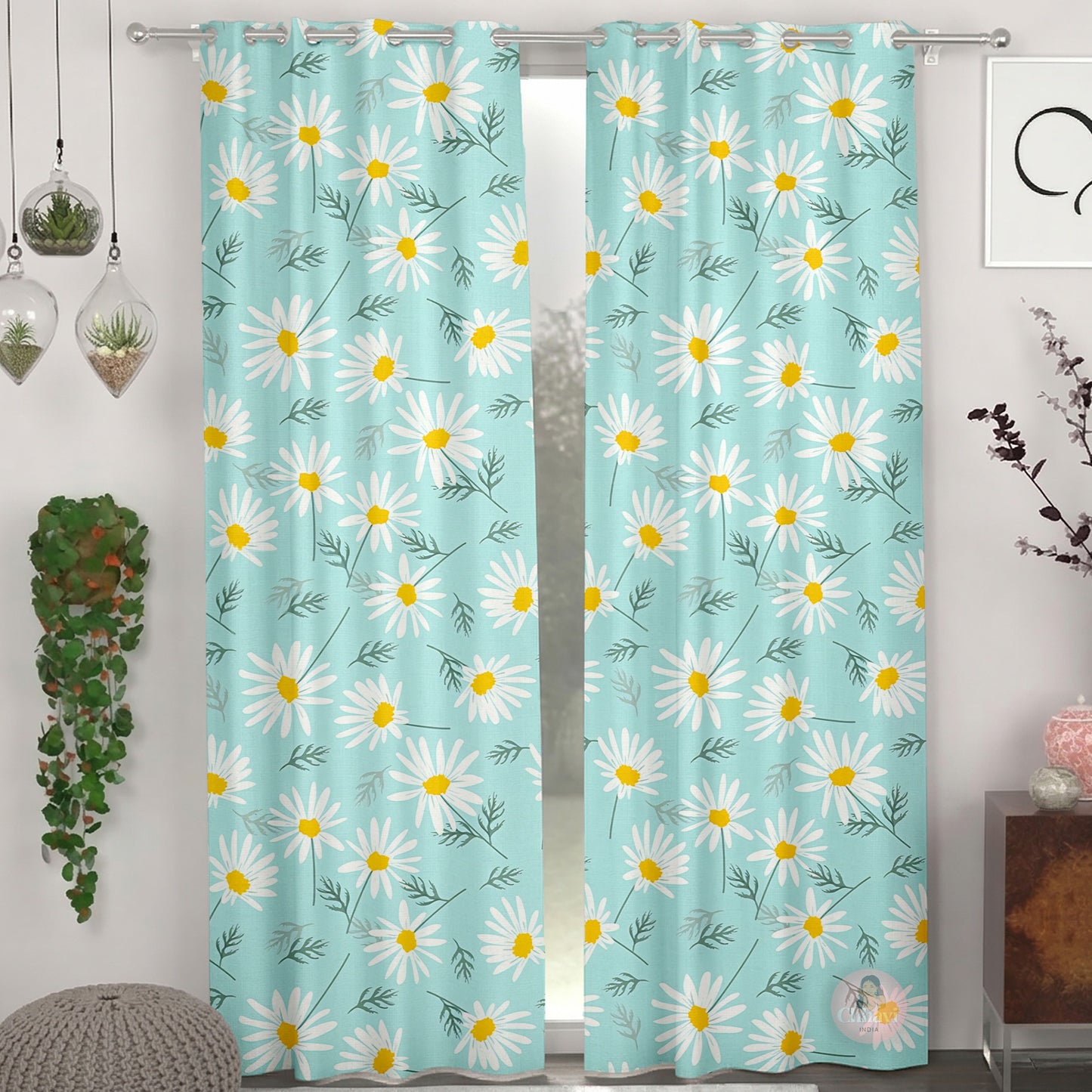 CHHAVI INDIA DESIGNER PRINTED DOOR CURTAIN PACK OF 2