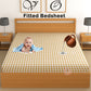 CHHAVI INDIA 210 TC Microfiber Waterproof Printed Fitted (Elastic) Bedsheet