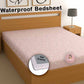 CHHAVI INDIA 210 TC Microfiber Waterproof Printed Fitted (Elastic) Bedsheet
