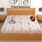 CHHAVI INDIA 210 TC Microfiber Waterproof Printed Fitted (Elastic) Bedsheet