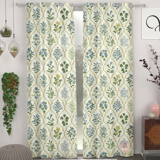 CHHAVI INDIA DESIGNER PRINTED DOOR CURTAIN PACK OF 2