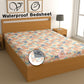 CHHAVI INDIA 210 TC Microfiber Waterproof Printed Fitted (Elastic) Bedsheet
