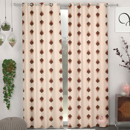 CHHAVI INDIA DESIGNER PRINTED DOOR CURTAIN PACK OF 2