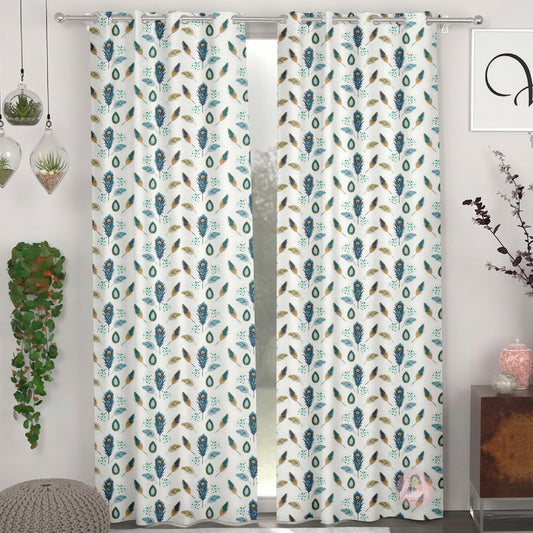 CHHAVI INDIA DESIGNER PRINTED DOOR CURTAIN PACK OF 2
