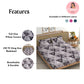 CHHAVI INDIA 210 TC Microfiber Printed King Size Bedsheet With Pillow Covers