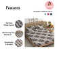 CHHAVI INDIA 210 TC Microfiber Printed King Size Bedsheet With Pillow Covers