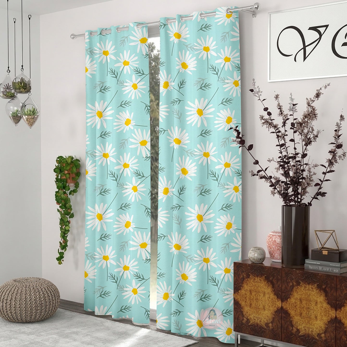 CHHAVI INDIA DESIGNER PRINTED DOOR CURTAIN PACK OF 2