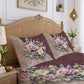 CHHAVI INDIA 210 TC Microfiber Printed King Size Bedsheet With 2 Pillow Covers