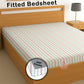 CHHAVI INDIA 210 TC Microfiber Waterproof Printed Fitted (Elastic) Bedsheet