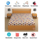 CHHAVI INDIA 210 TC Microfiber Waterproof Printed Fitted (Elastic) Bedsheet