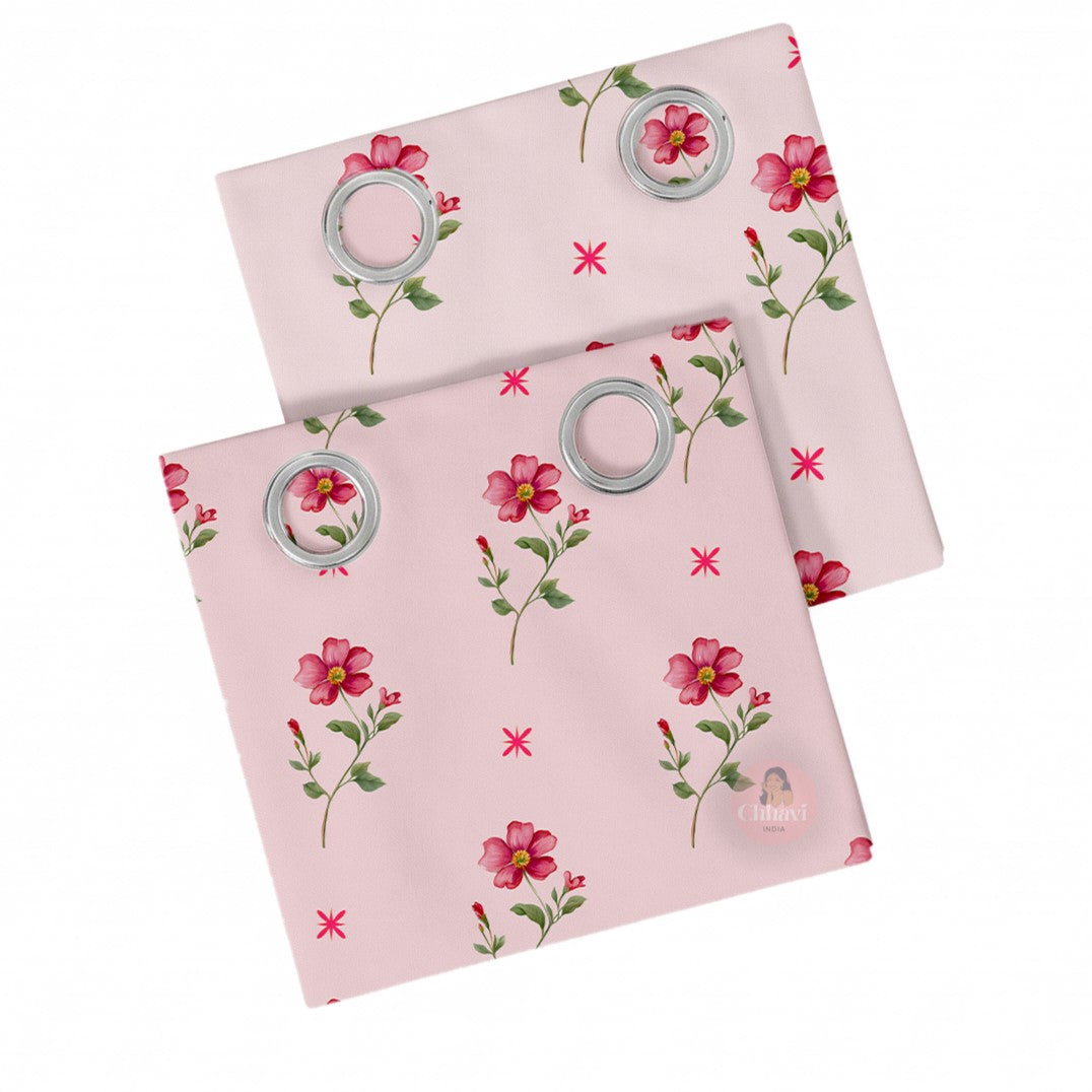 CHHAVI INDIA DESIGNER PRINTED DOOR CURTAIN PACK OF 2