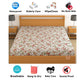CHHAVI INDIA 210 TC Microfiber Waterproof Printed Fitted (Elastic) Bedsheet