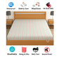 CHHAVI INDIA 210 TC Microfiber Waterproof Printed Fitted (Elastic) Bedsheet