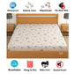 CHHAVI INDIA 210 TC Microfiber Waterproof Printed Fitted (Elastic) Bedsheet